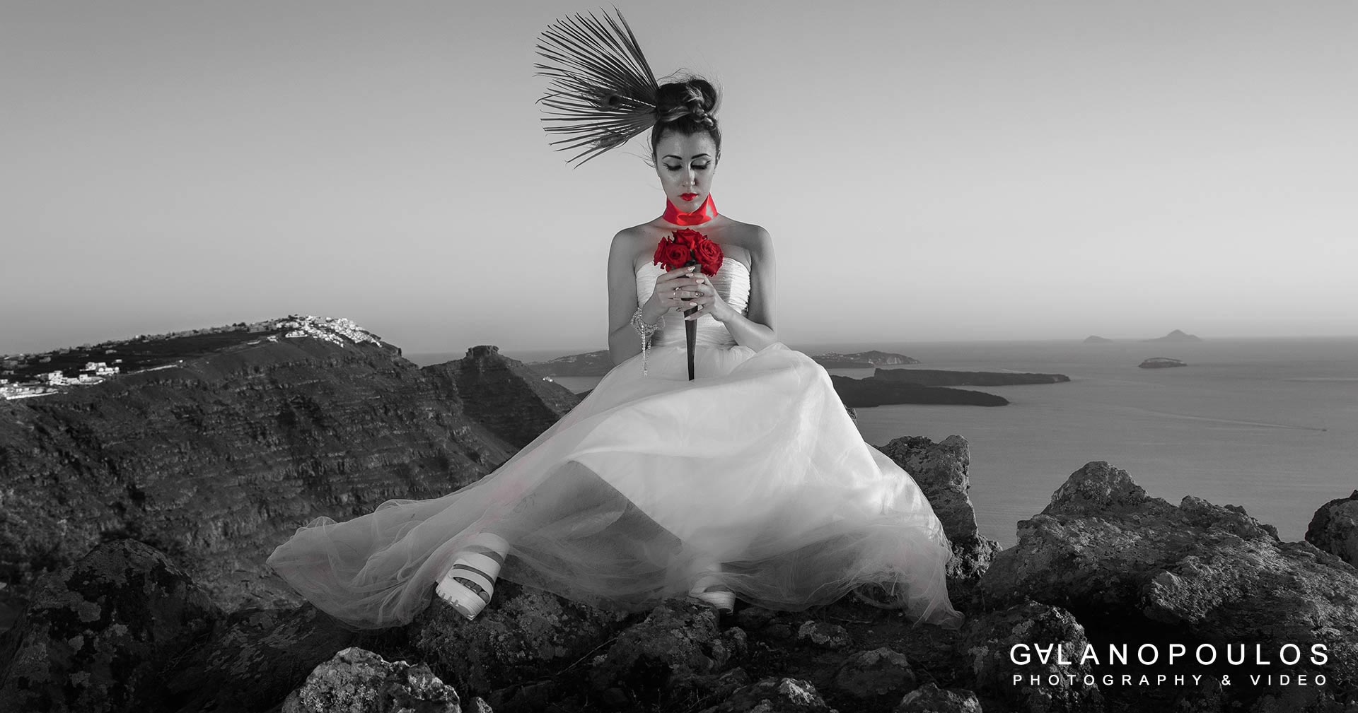 Santorini  fashion photography