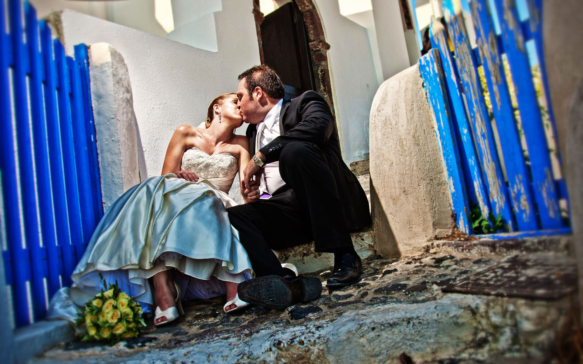 Wedding photography 2012 phototour  location Oia  santorini