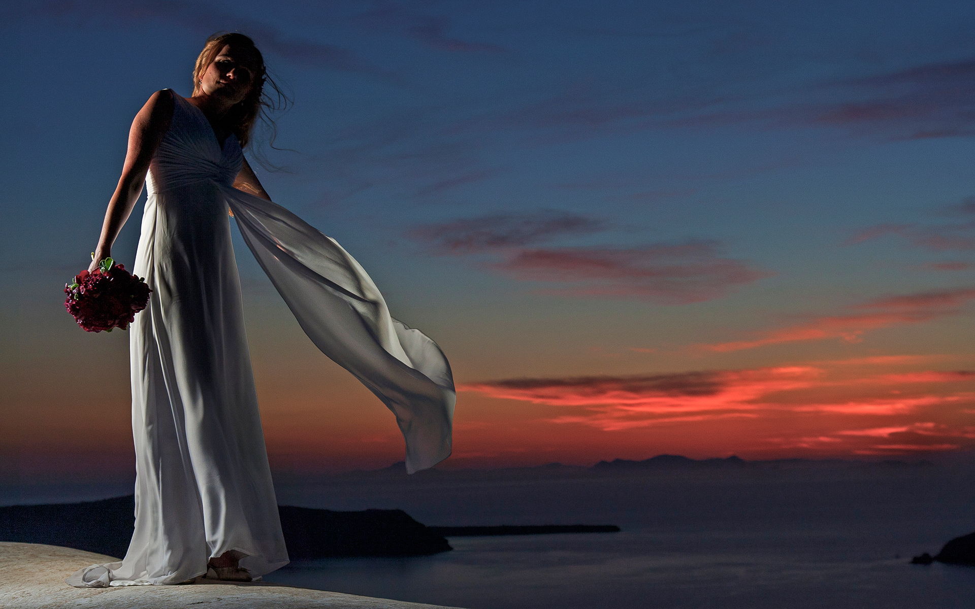 Imerovigli Santorini wedding photography & video