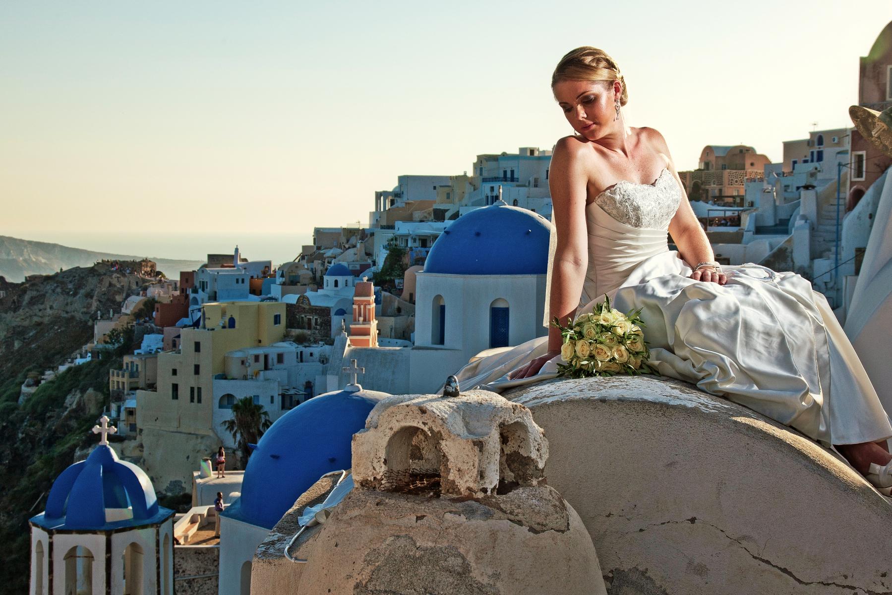 Santorini wedding photography & video