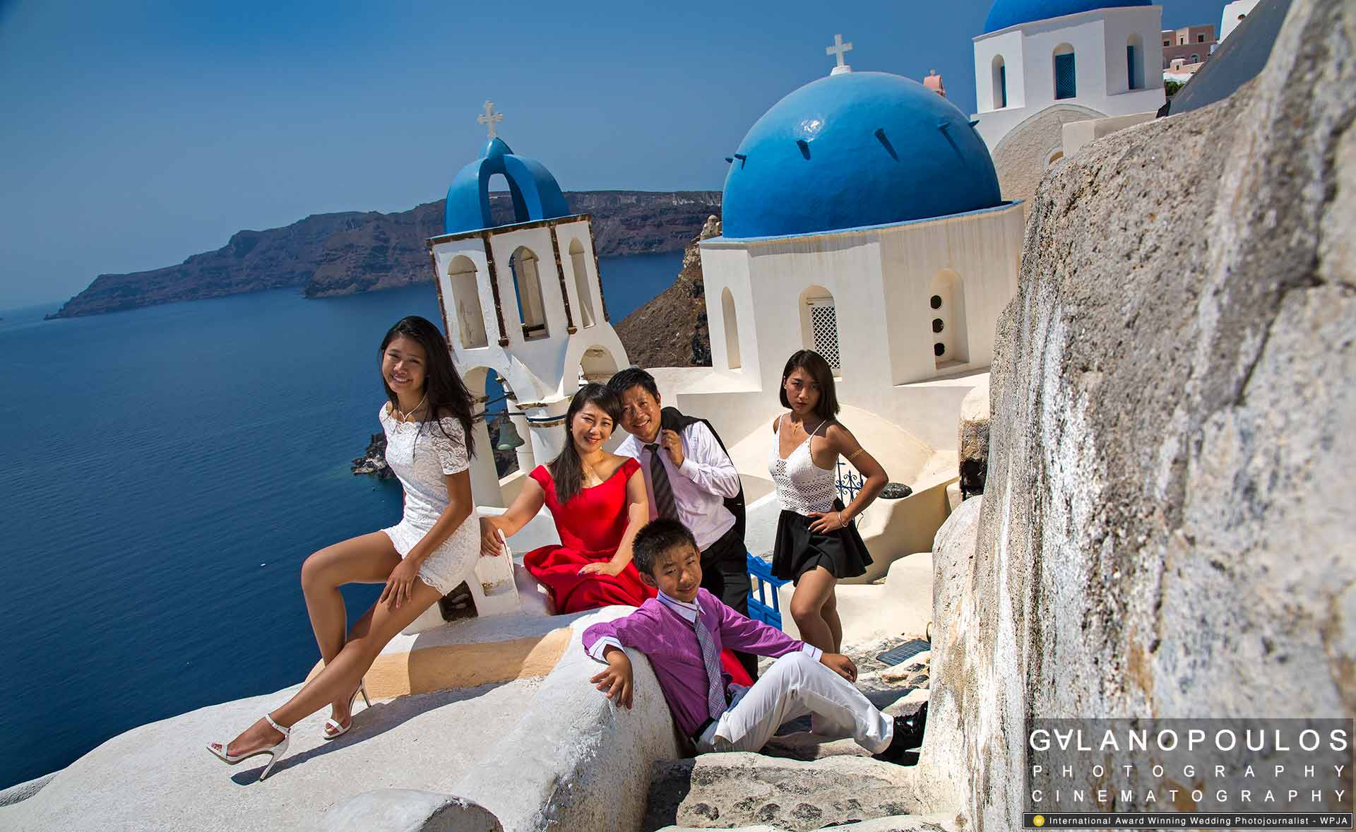 family photography Santorini