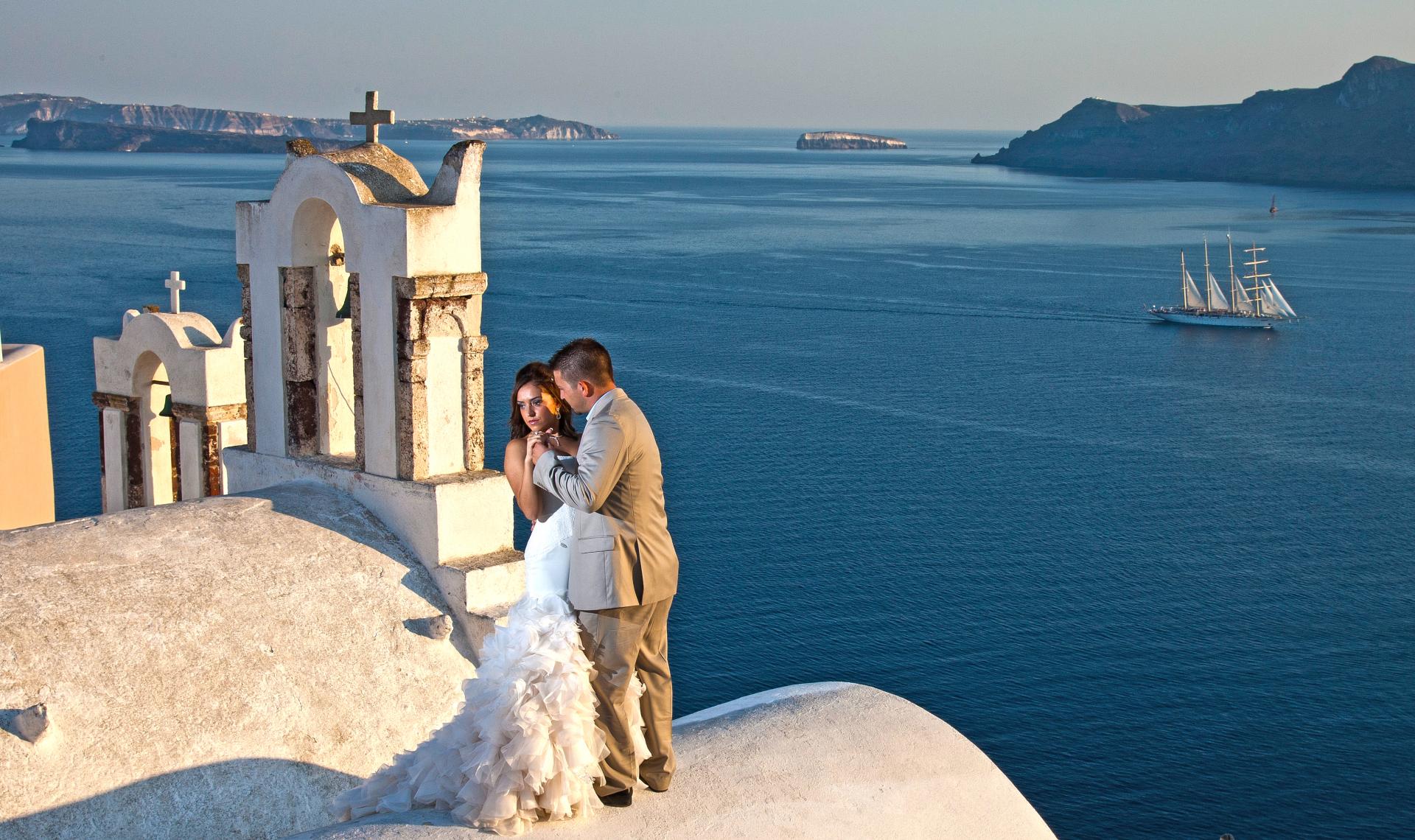 Santorini wedding photography & video