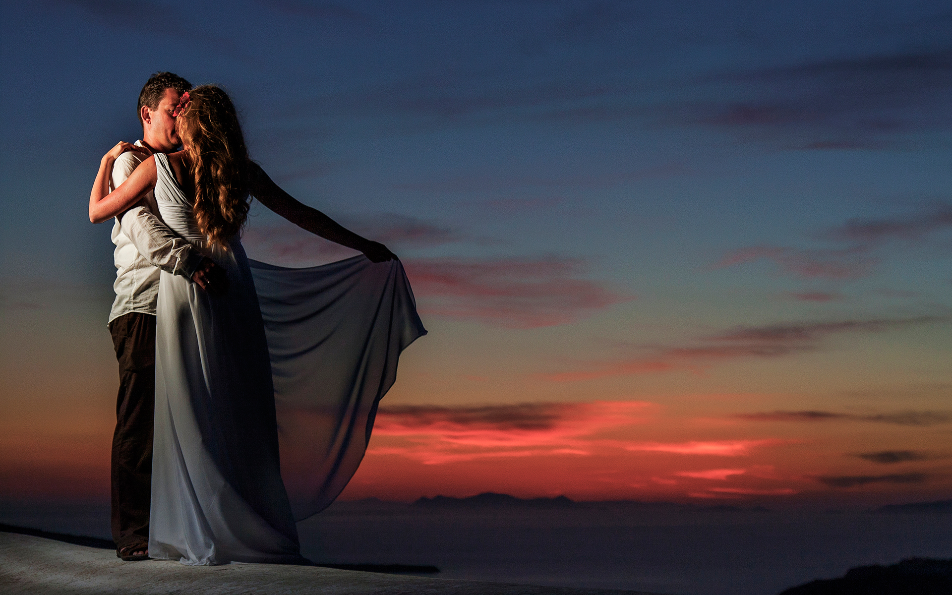 Imerovigli Santorini wedding photography & video