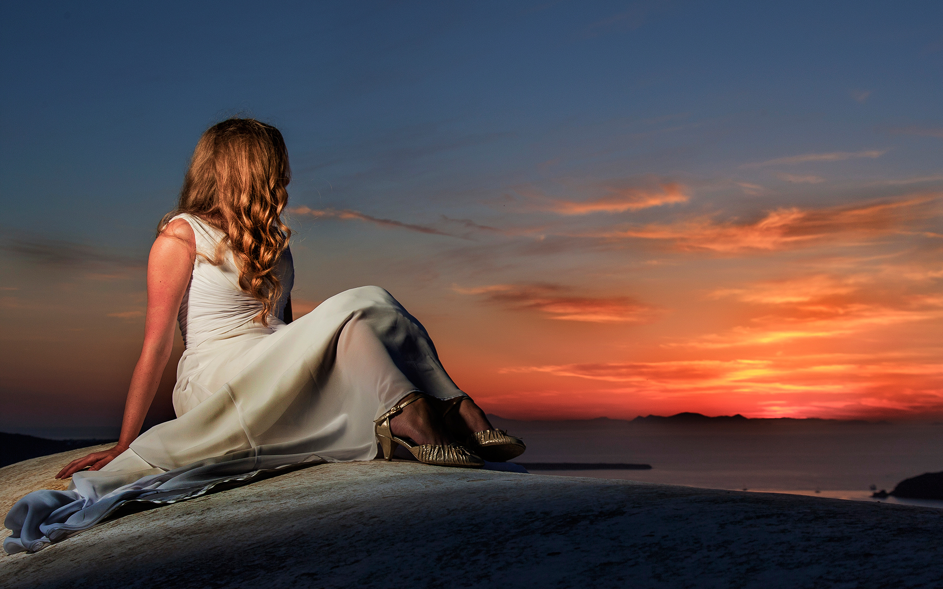 Imerovigli Santorini wedding photography & video