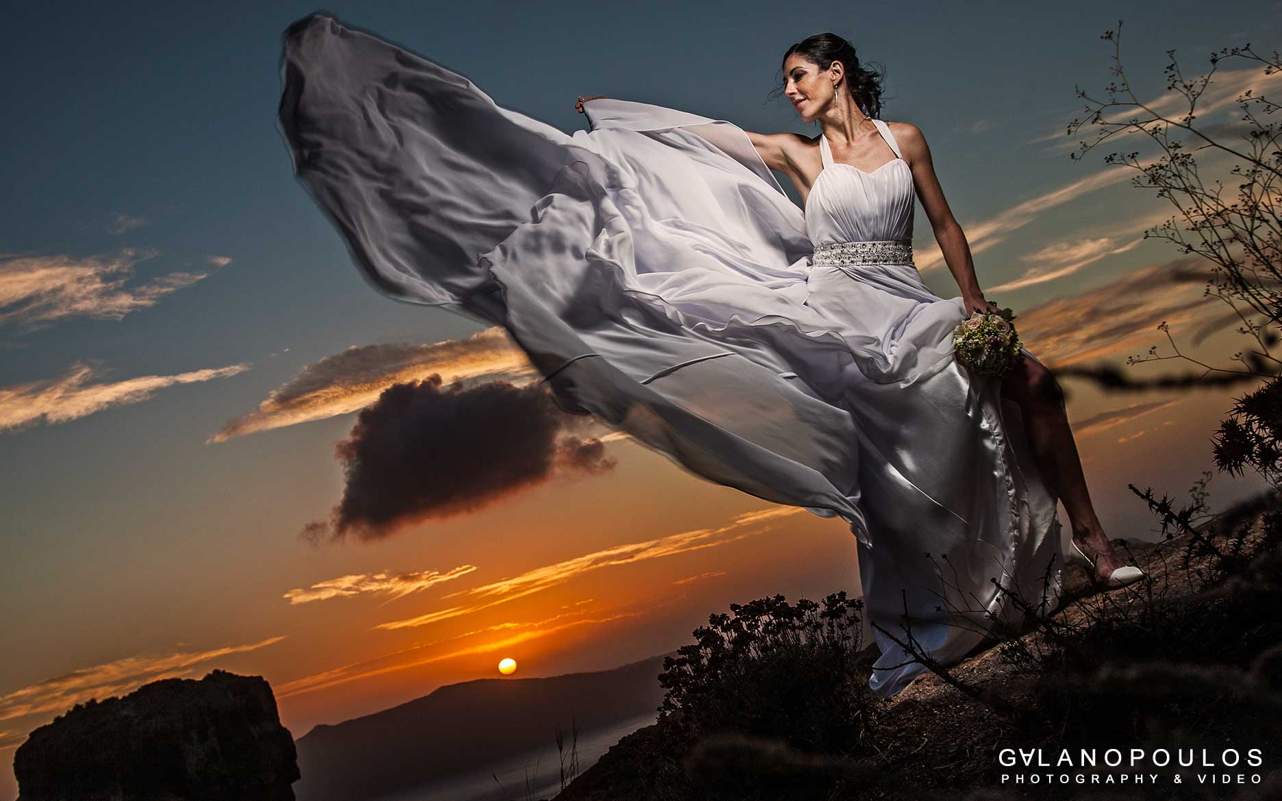 wedding photography location Imerovigli Santorini