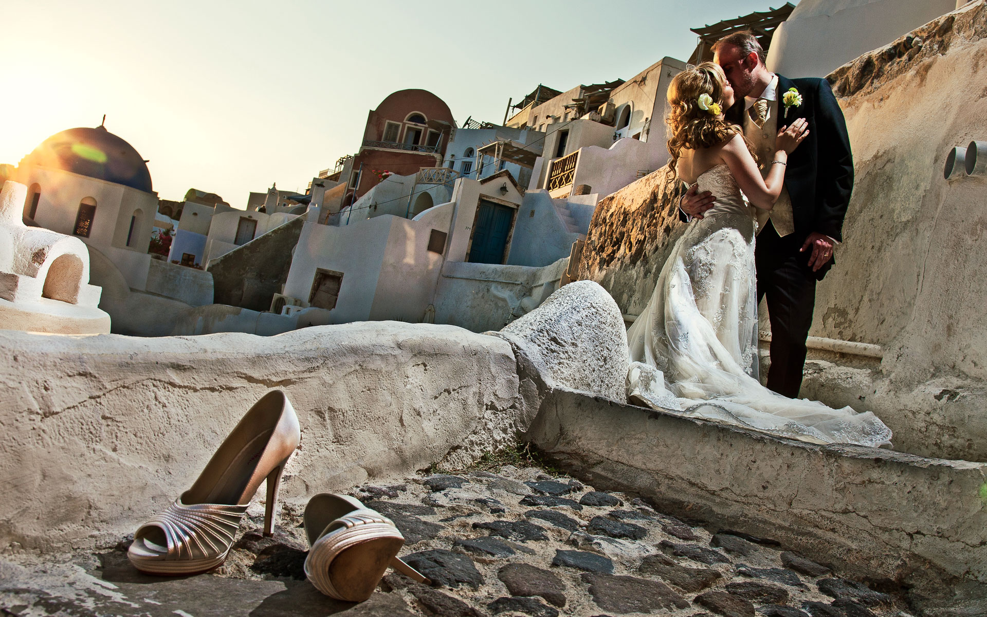 Santorini wedding photography 2012